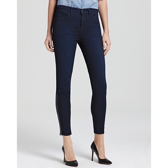 J Brand Denim - J Brand Patsy Zipper Skinny High Rise Jeans